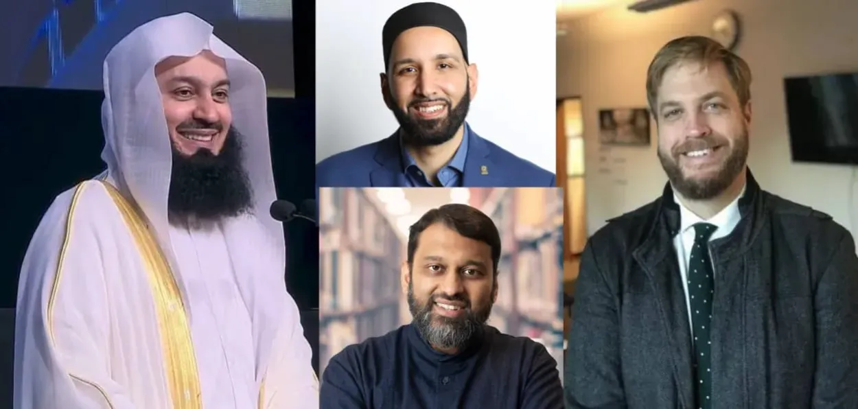 Hybrid Imams - (Clockwise) Mufti Menk, Omar Suleiman, Suhaib Webb and Yasir Qadhi
