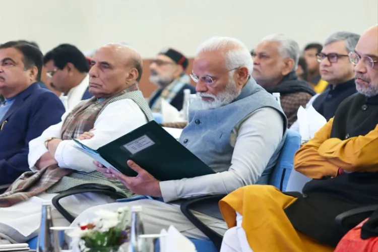 Prime Minister Modi and Council of Ministers brainstroming over 