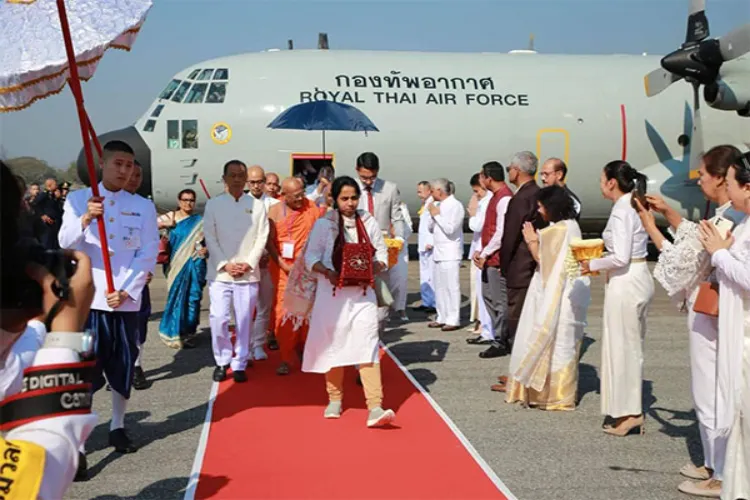 Lord Buddha's Relics arrived 