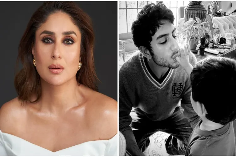 Kareena Kapoor Khan and the picture she shared of Ibrahim Ali Khan with one of her sons