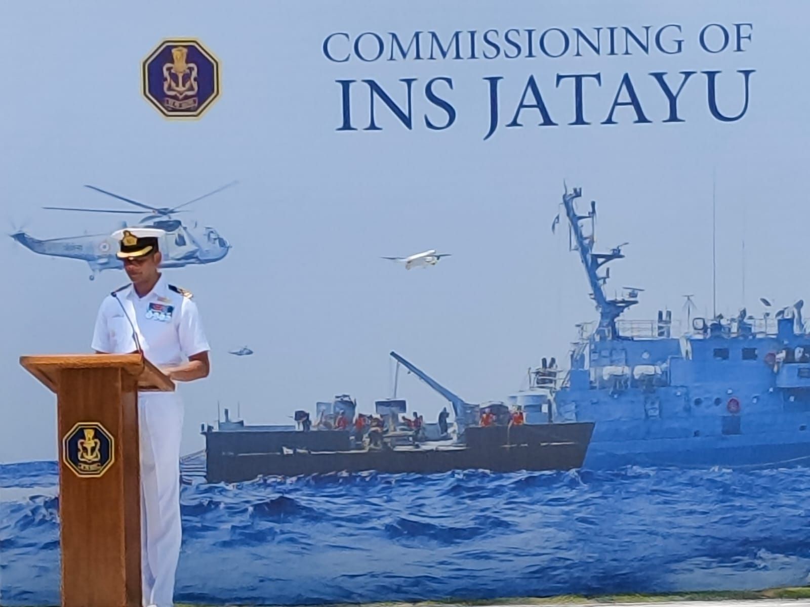 The Indian Navy commissioned INS Jatayu