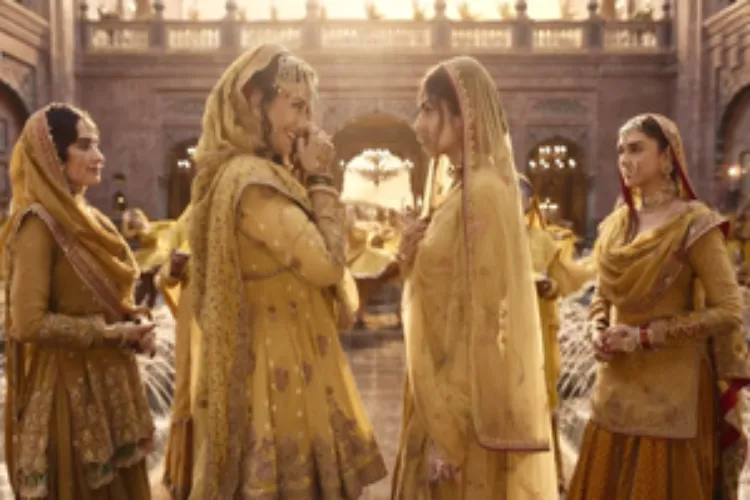 A frame from the upcoming streaming series ‘Heeramandi’ 