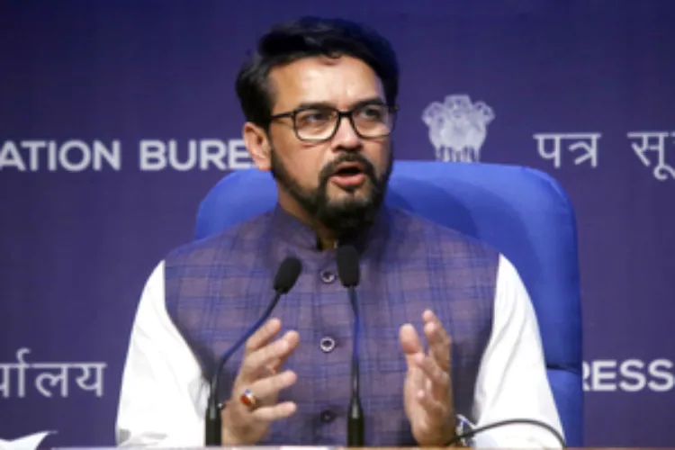 Union Minister of Information and Broadcasting, Anurag Thakur.