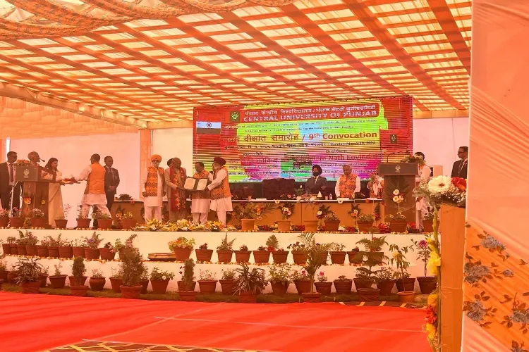 NSA Ajit Doval being conferred a D.Litt by the Central University of Punjab