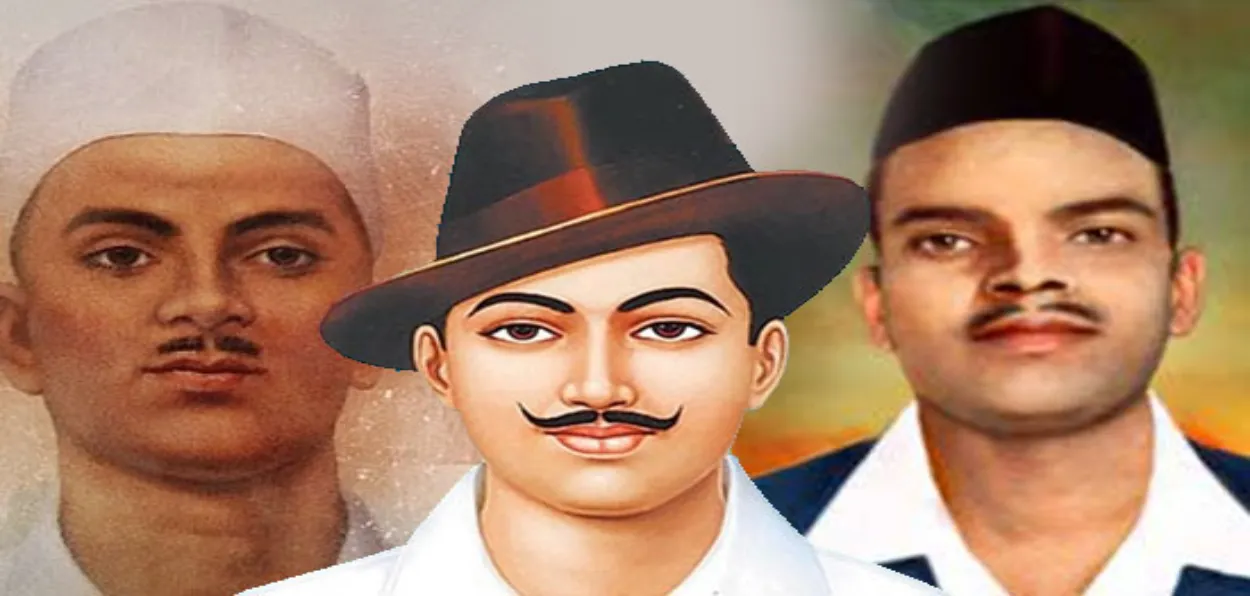 Bhagat Singh, Shivaram Rajguru and Sukhdev Thapar 