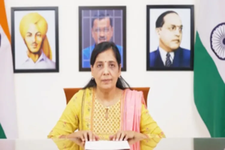 Arvind Kejriwal's wife Sunita 