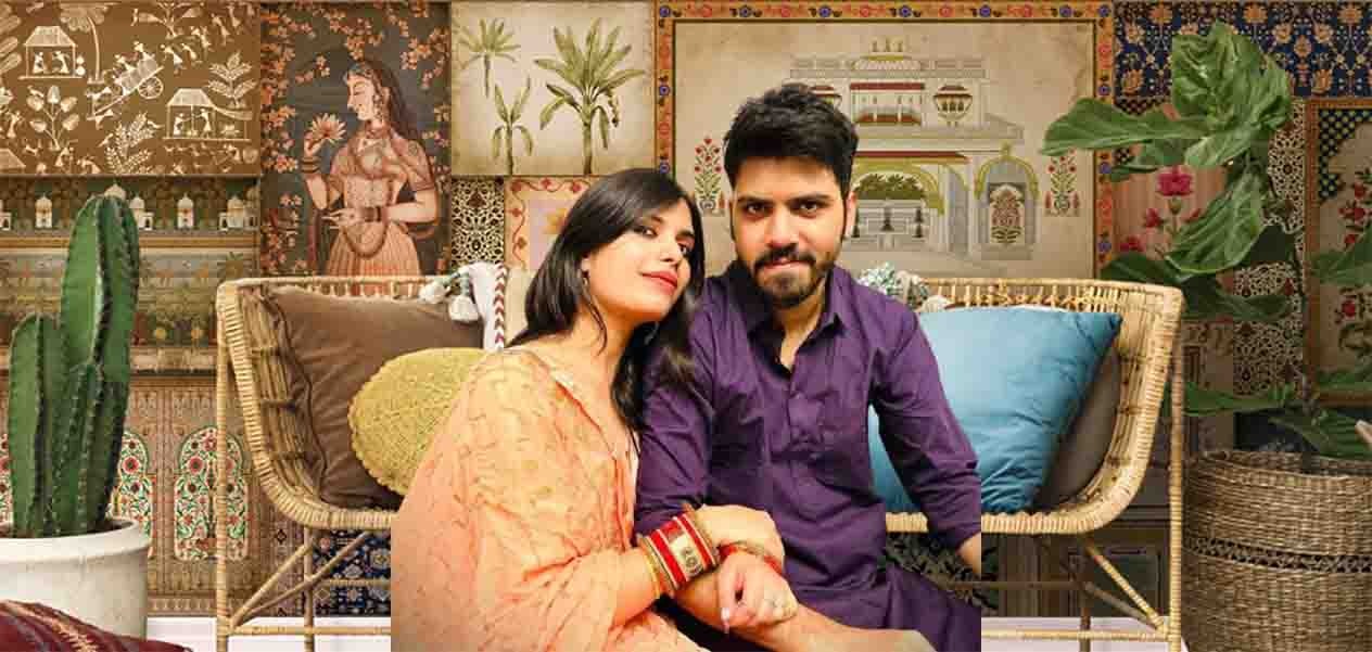 Ghazal singer Shivani Singh and her husband, Ghulam Hassan Khan, on Eid-ul-Fitr, last year