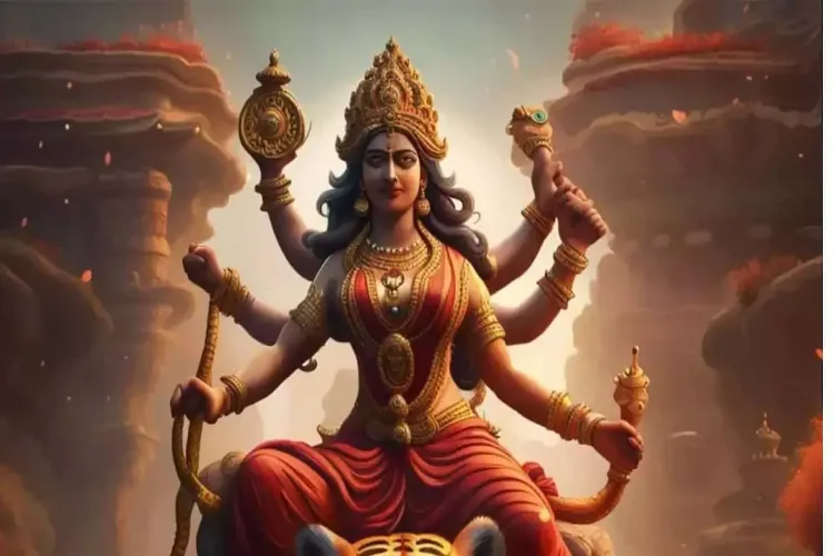 Goddess Durga is worshipped in nine forms in Navratri