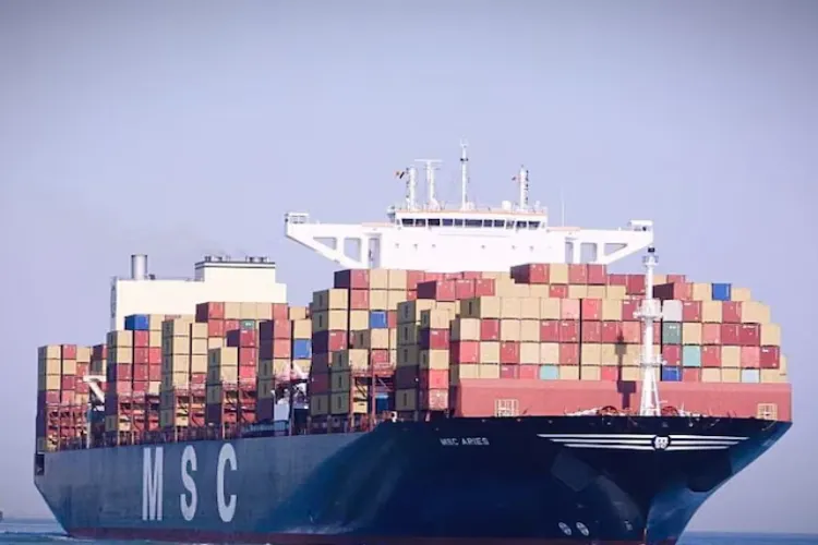 Israel-linked MSC ARIES container ship