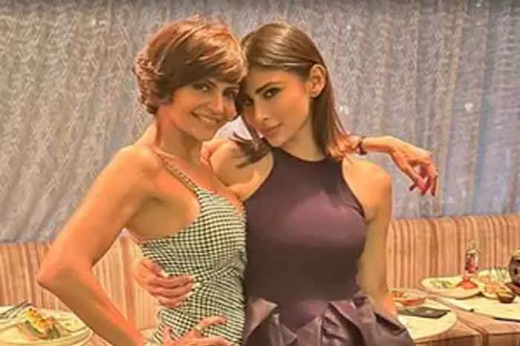 Mouni Roy with Mandira Bedi