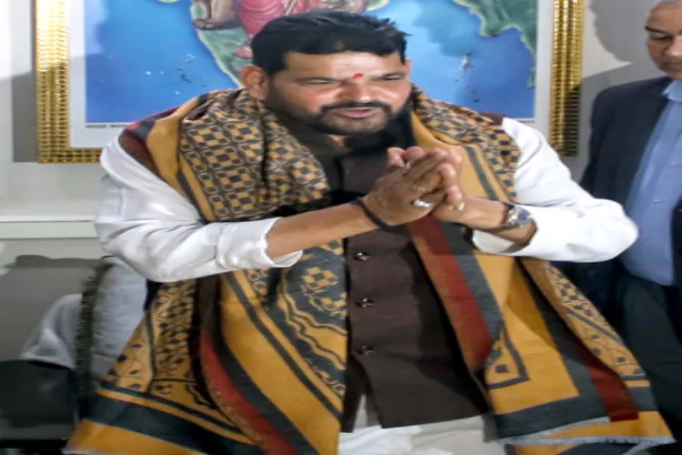  BJP MP and former Wrestling Federation of India (WFI) chief, Brij Bhushan Sharan Singh