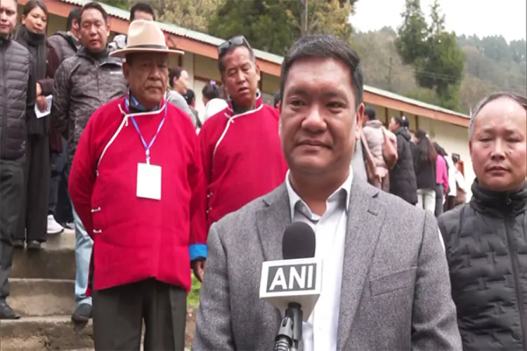 Arunachal Pradesh CM Pema Khandu says he is sure of BJP's victory after casting his vote in Tawang