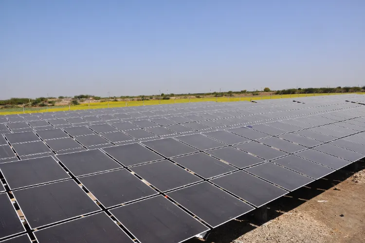 Solar power plant in Gujarat