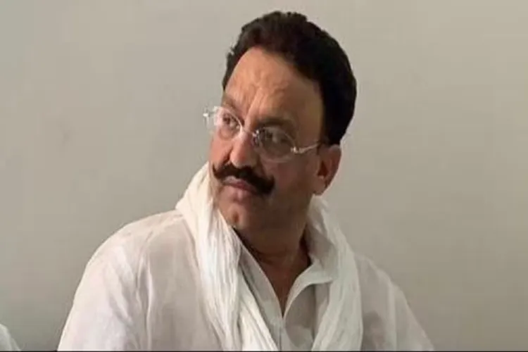Gangster turned politician Mukhtar Ansari