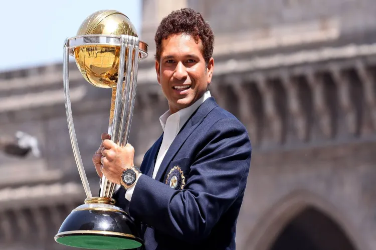 Legendary Indian cricketer Sachin Tendulkar