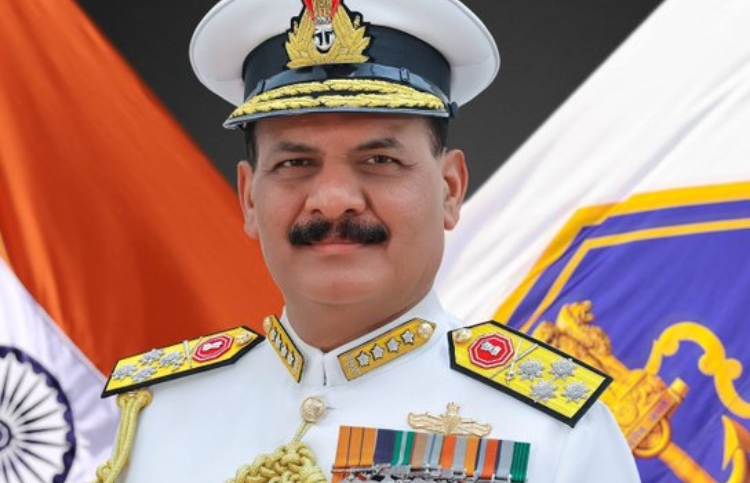 Chief of Indian Navy Admiral Dinesh K Tripathi