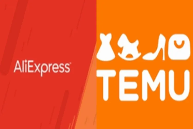 Chinese shopping apps of AliExpress and Temu