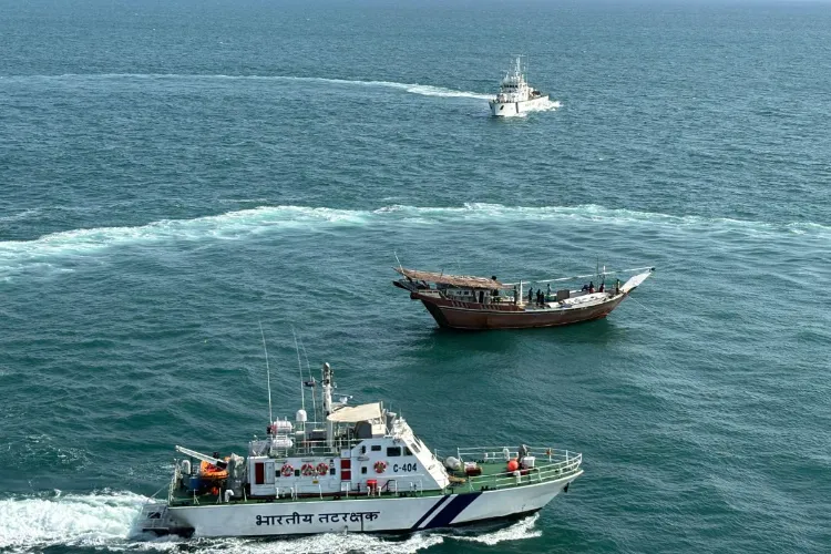 The Indian Coast Guard detained an Iranian fishing vessel 