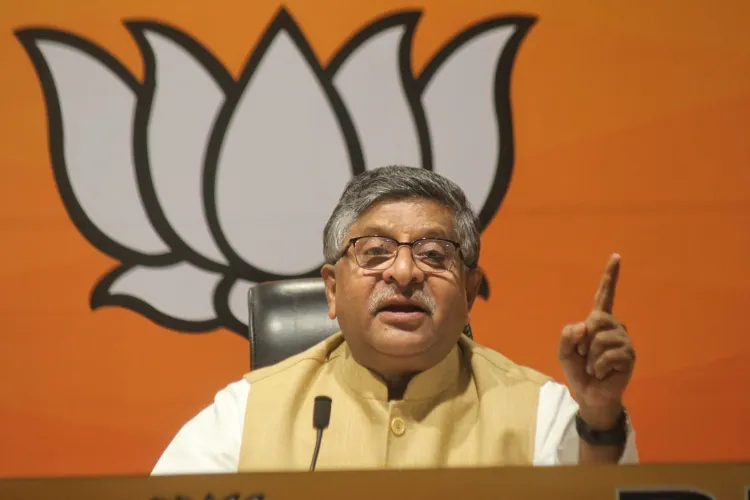 Senior BJP leader Ravi Shankar Prasad