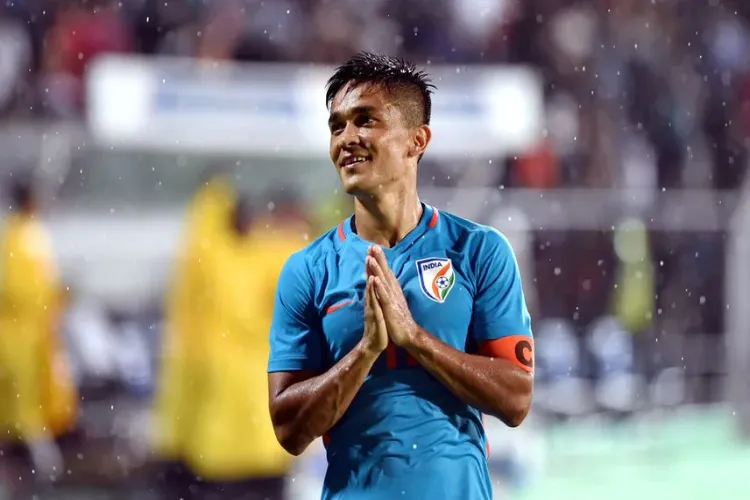 Indian Football legend Sunil Chhetri