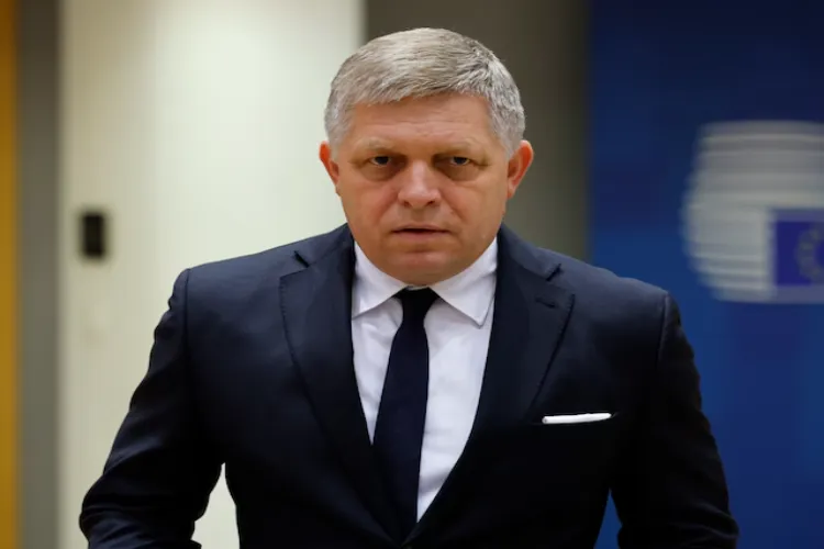 Slovakia's Prime Minister Robert Fico