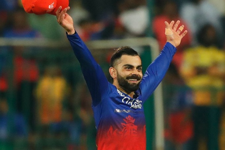 Virat Kohli after the RCB victory in the IPL 2024