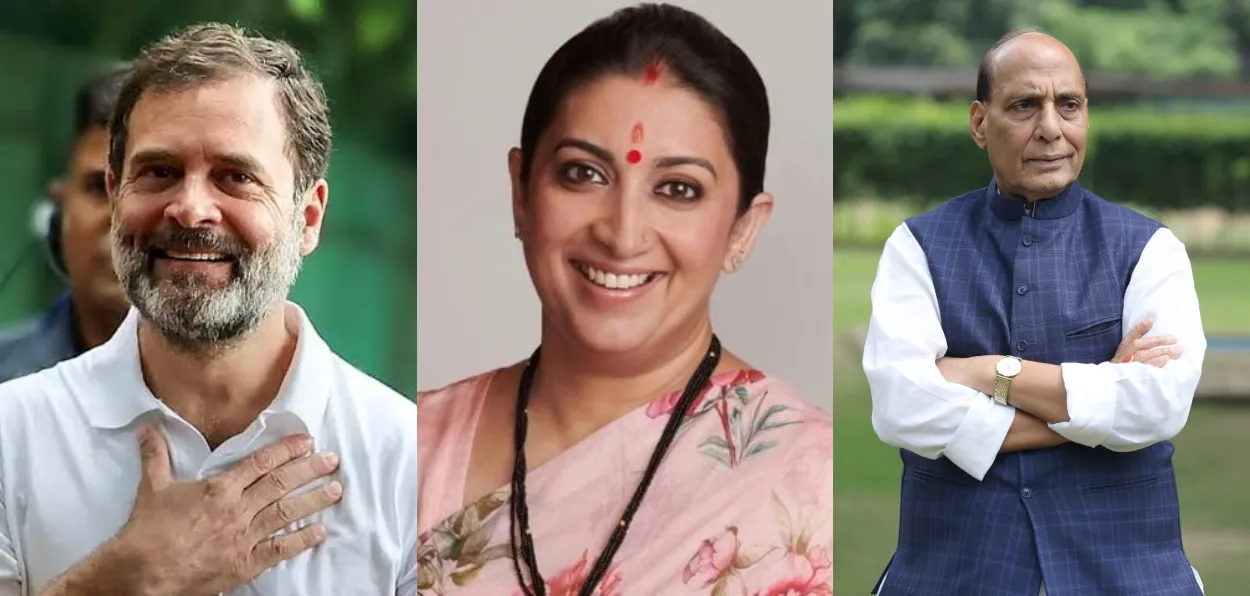 Key constants in the Phase 5 of Lok Sabha Polling: Rahul Gandhi, Smriti Irani and Rajnath Singh