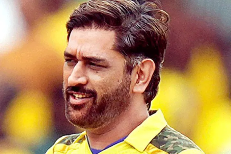 Former India and CSK captain MS Dhoni 