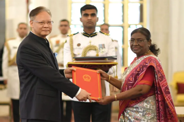 Ambassador-designate to India Xu Feihong 