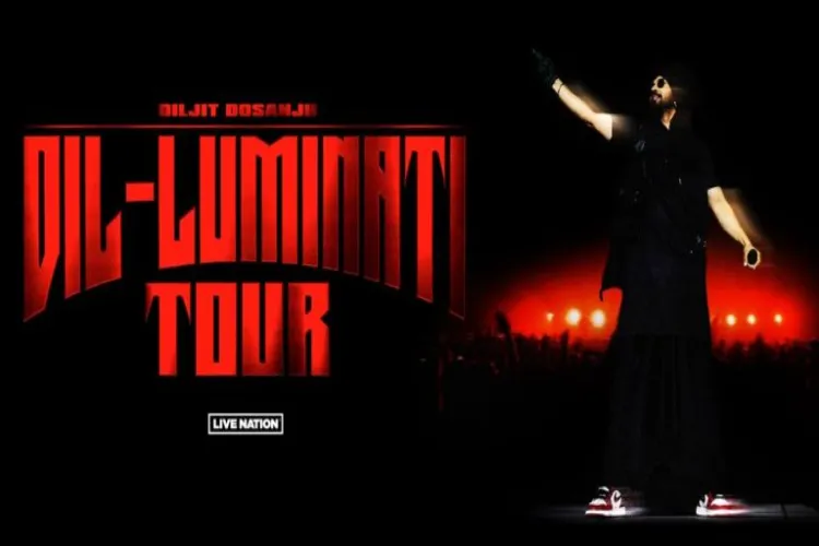 Singer Diljit Dosanjh performing at North America tour