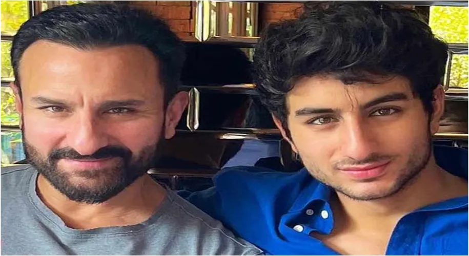 Actor Saif Ali Khan with Son Ibrahim Ali Khan