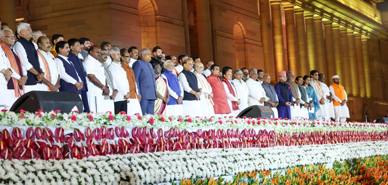 Team Modi after taking oath