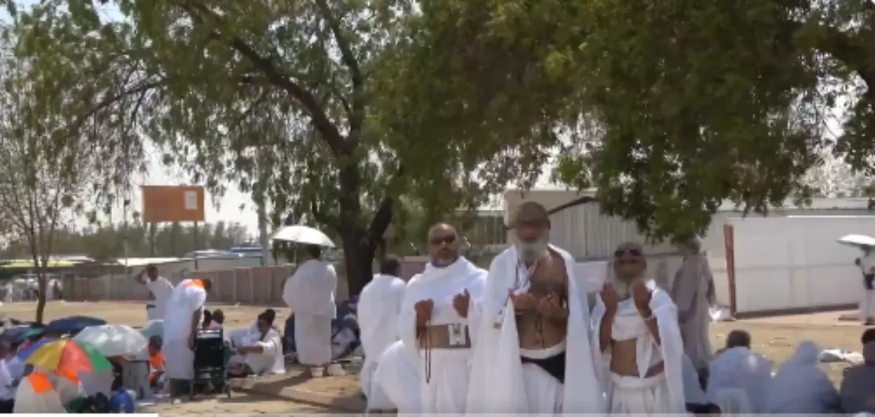 Indian pilgrims at Arafat