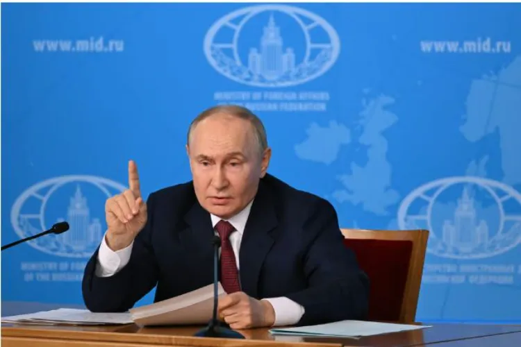 Russian president Vladimir Putin