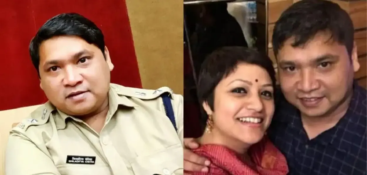 Shiladitya Chetia and his wife