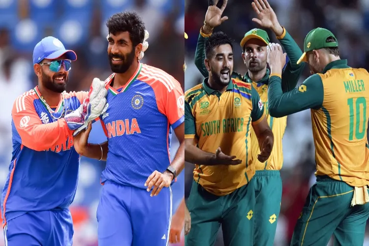 Indian and South African team will vie for the ICC Men's T20 World Cup 2024 Trophy 