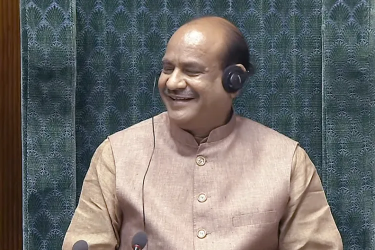 Lok Sabha Speaker Om Birla conducts the proceedings of the house