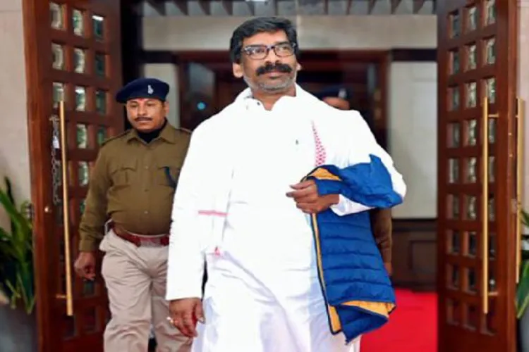 JMM leader Hemant Soren 