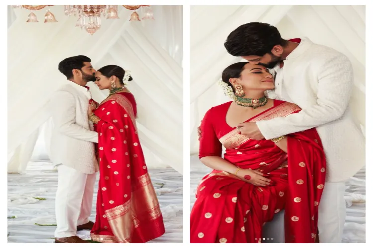Actors Sonakshi Sinha and Zaheer Iqbal