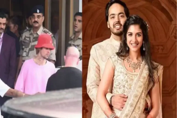 Justin Biber arriving for Anant-Radhika wedding