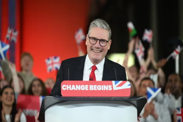 The new Prime Minister of the UK, Keir Starmer