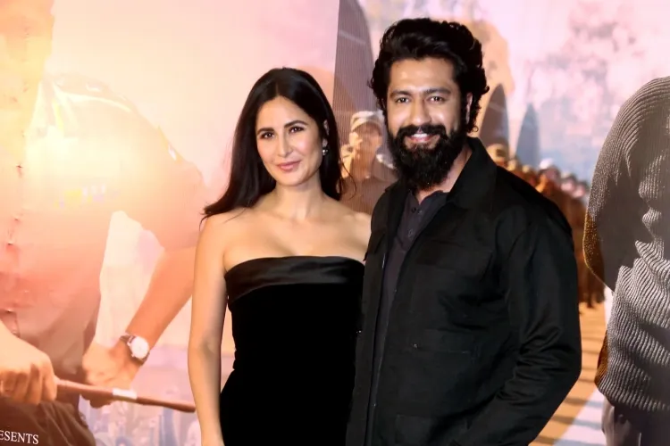 Actors Kartina Kaif Vicky Kaushal.