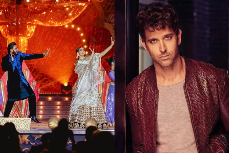 DeepVeer recreating Hrithik Roshan's iconic dance step from 'Ek Pal Ka Jeena' on the sets of 'Fighter'.