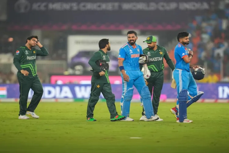 Indian and Pakistan Cricket teams