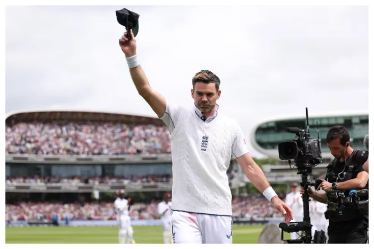 Veteran seamer James Anderson