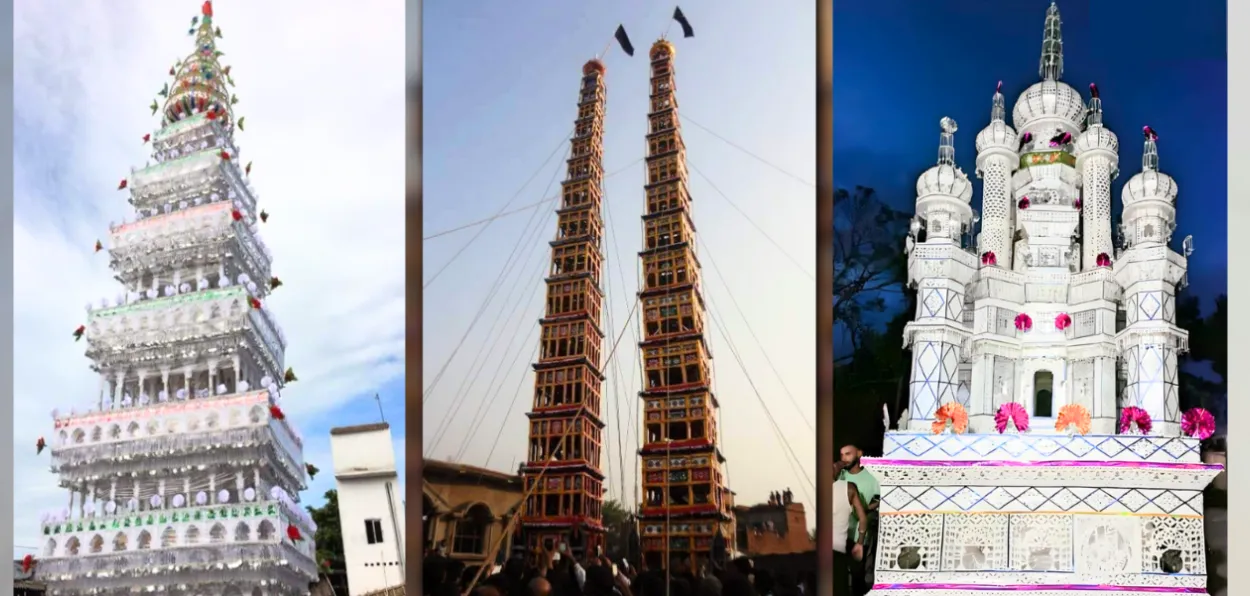 Taziyas of Bhikpur village (File)