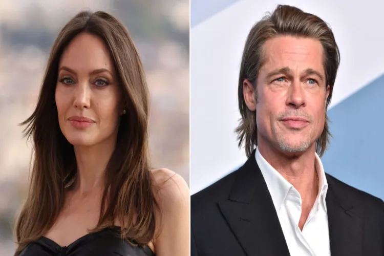  Angelina Jolie and Brad Pitt 