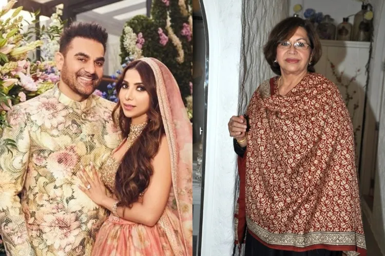 Arbaz- Sshura (left) veteran actor Helen (right).