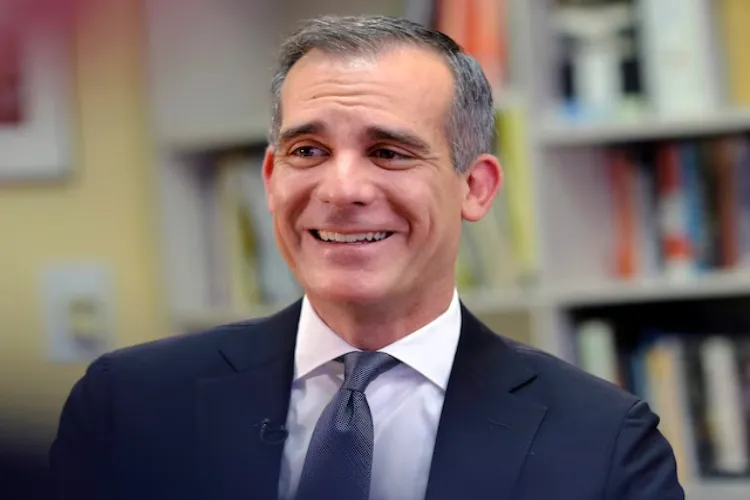 US Ambassador Eric Garcetti
