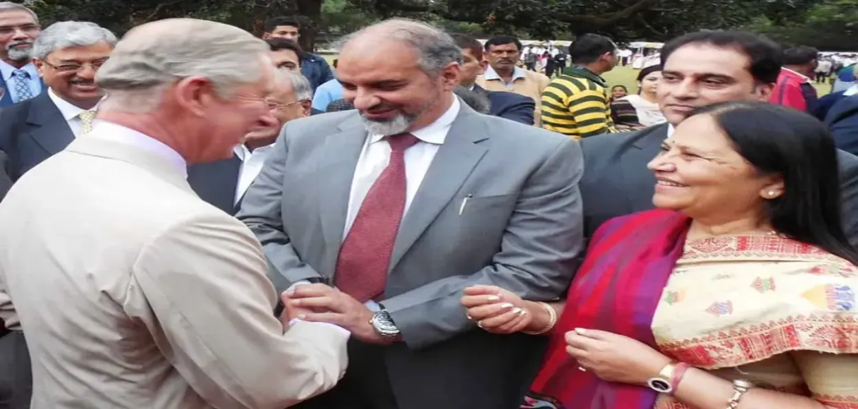 Dr Syed Farooq with King Charles in London